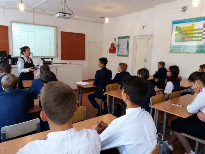 «Латын алфавиті-ХХІ ғасырдың  ғылыми  және білім тілі» тақырыбында өткізілген сынып сағаттары