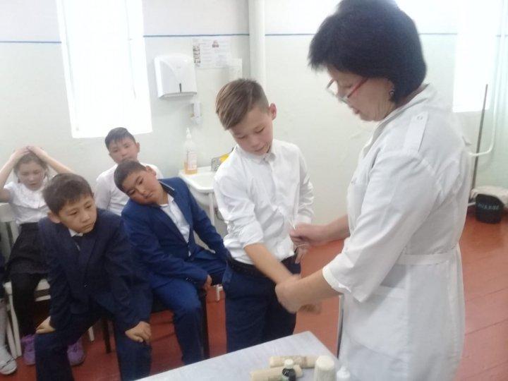 "Қауіпсіз мектеп"акциясы аясында өткізілген іс-шаралар